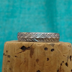 Frond Bead Stacking Ring