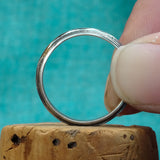 Long Diamond Stacking Ring