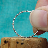 Narrow Bead Stacking Ring